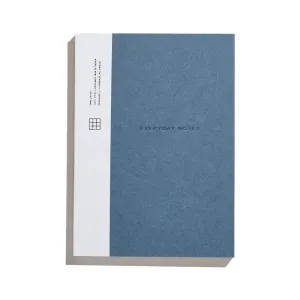 Before Breakfast – Every Day Notes Stone Blue Grids – Cuaderno Cuadriculado A5 (19,6 x 14,1 cm)