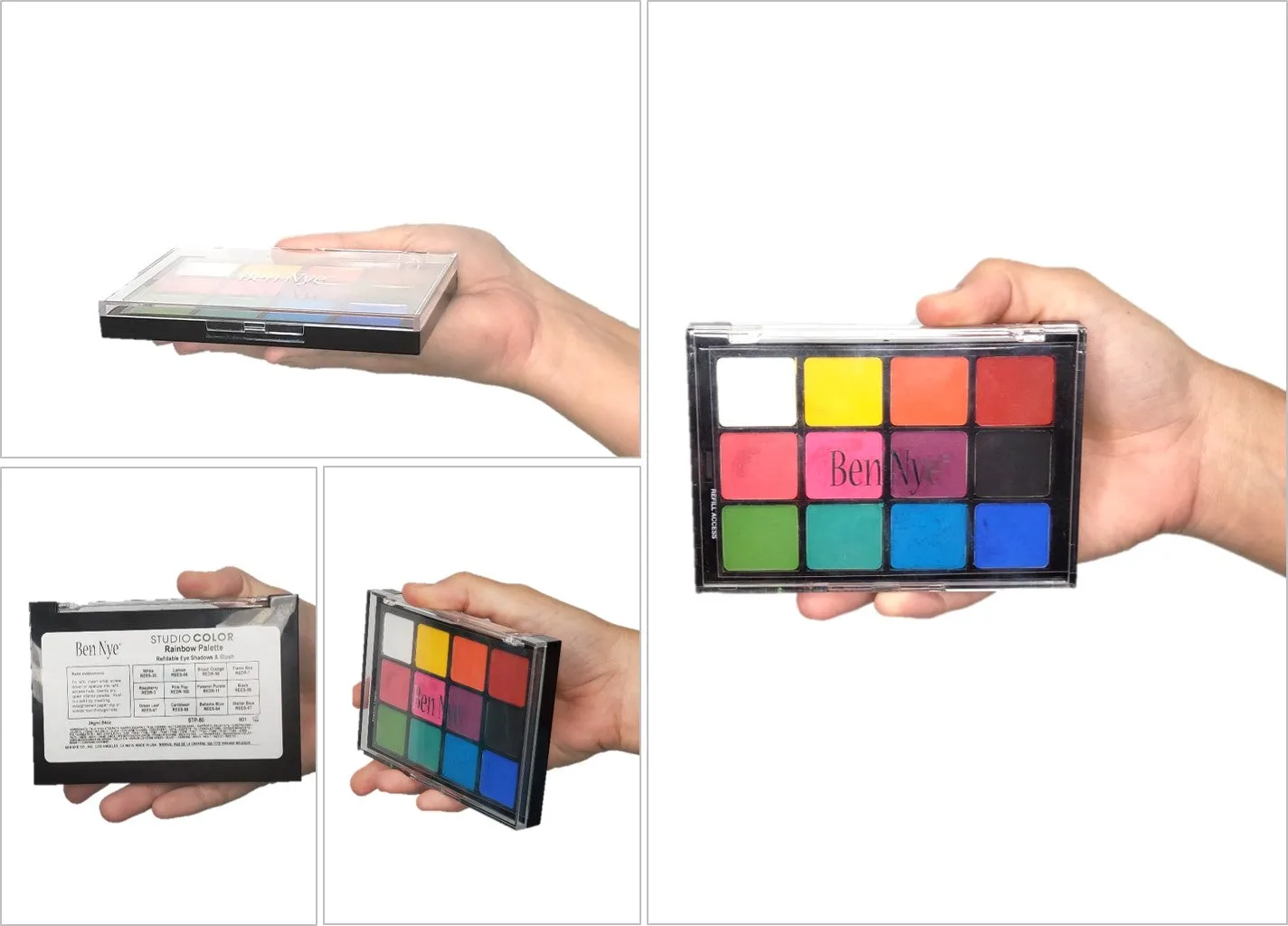 Ben Nye | Powder Face Paint - STP80 - Studio Color RAINBOW PALETTE - 24 gm