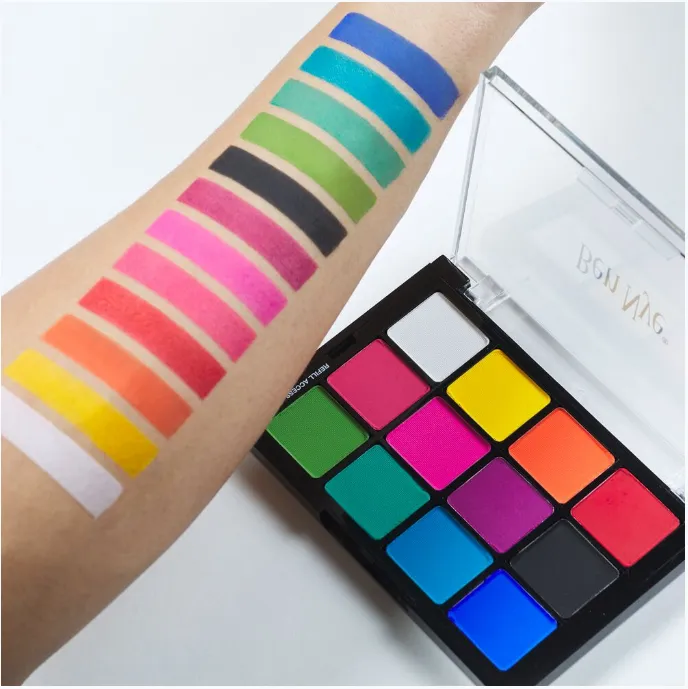 Ben Nye | Powder Face Paint - STP80 - Studio Color RAINBOW PALETTE - 24 gm