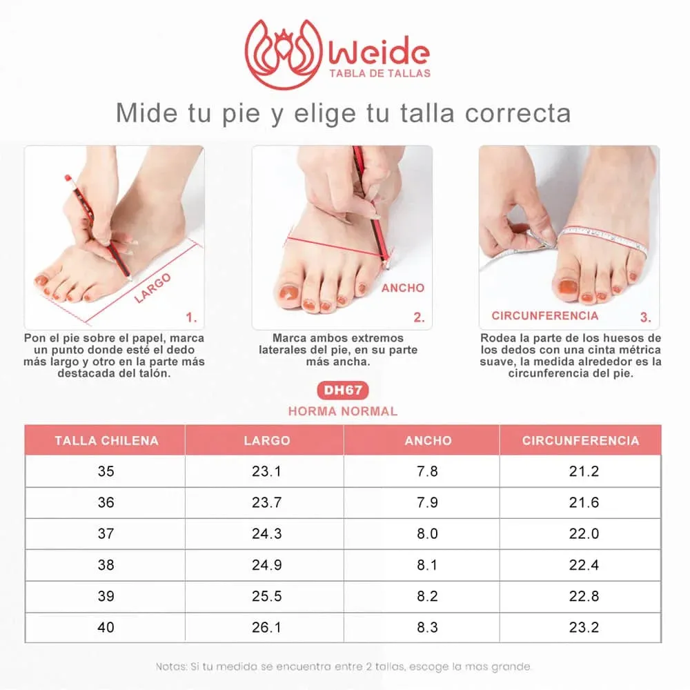 BOTINES PLATAFORMA MUJER CAQUI WEIDE DH67