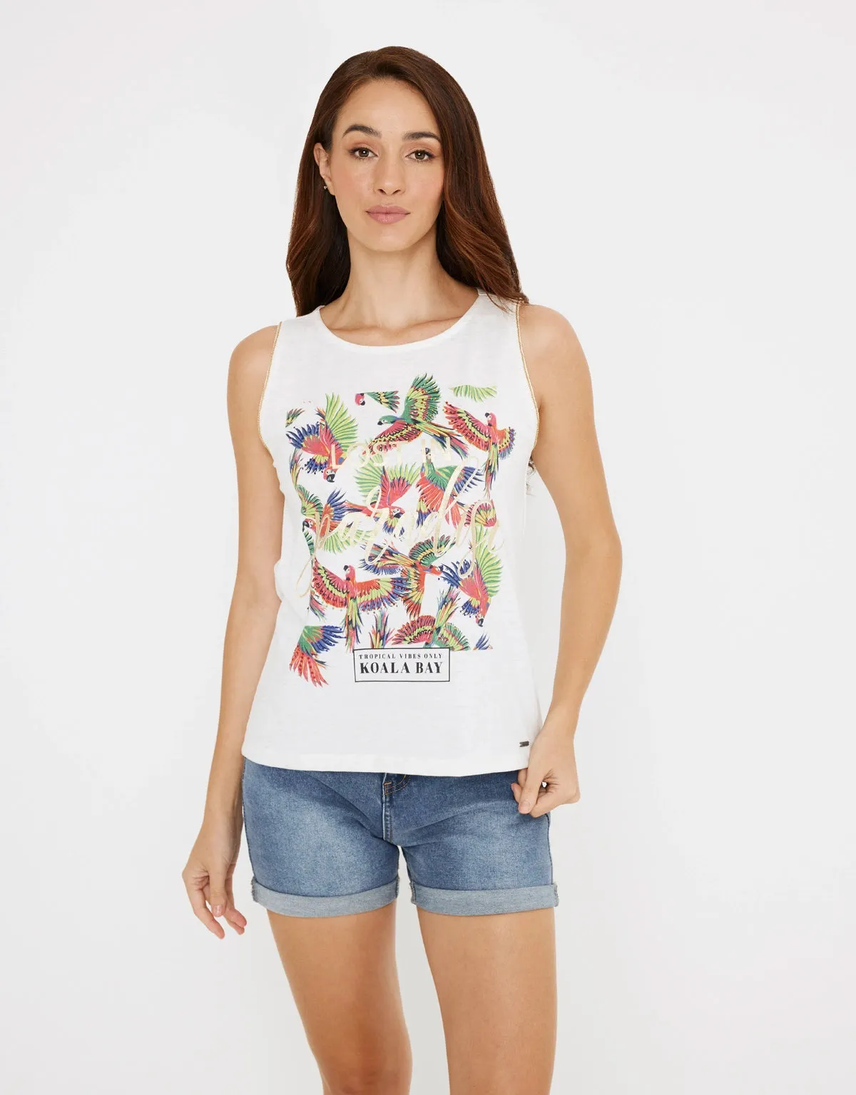 Camiseta Tirantes Tropical - Lostpa