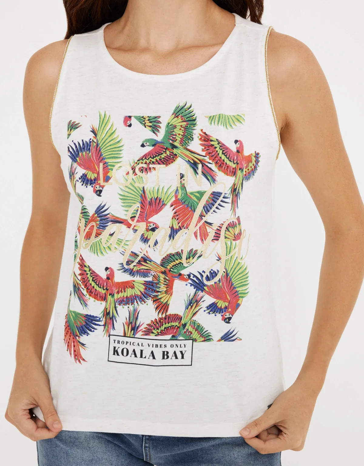 Camiseta Tirantes Tropical - Lostpa