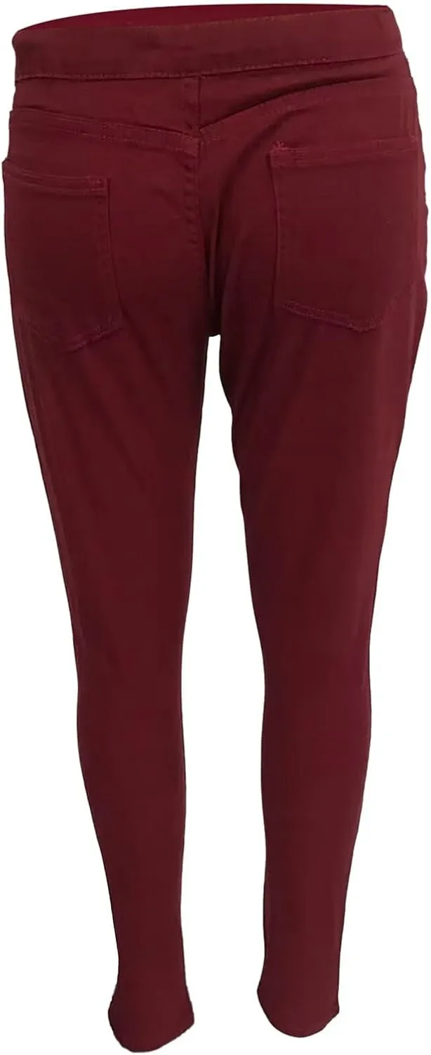 Jeggings for Women Tummy Control Stretchy Pull On Tall Long Work Jeans High Waisted Skinny Jean Leggings with Pockets