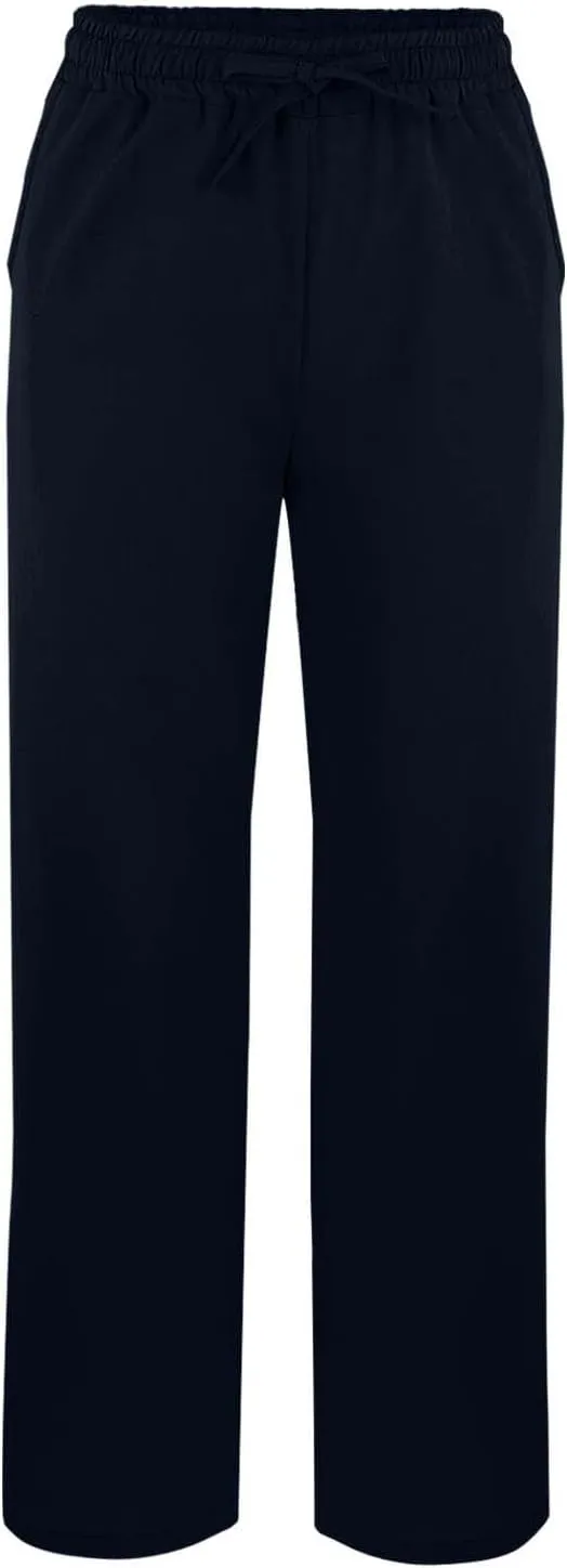 Linen Pants for Women 2025 Summer High Waist Elastic Straight Leg Lounge Pant Casual Lightweight Beach Trousers