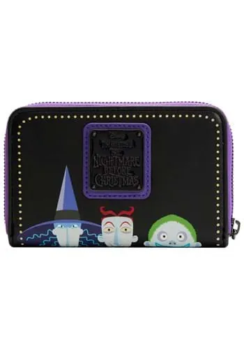 Loungefly El Extraño Mundo de Jack Cartera Monedero Tarjetero Brilla en la obscuridad The Nightmare Before Christmas Disney Oogie Boogie