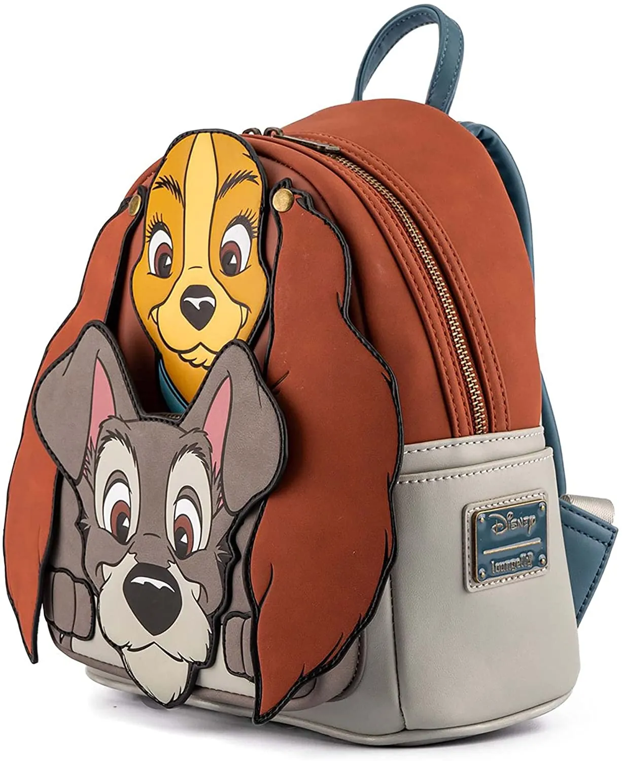 Loungefly La Dama & El Vagabundo Bolso Mini Back Pack Bolsa Lady & The Tramp
