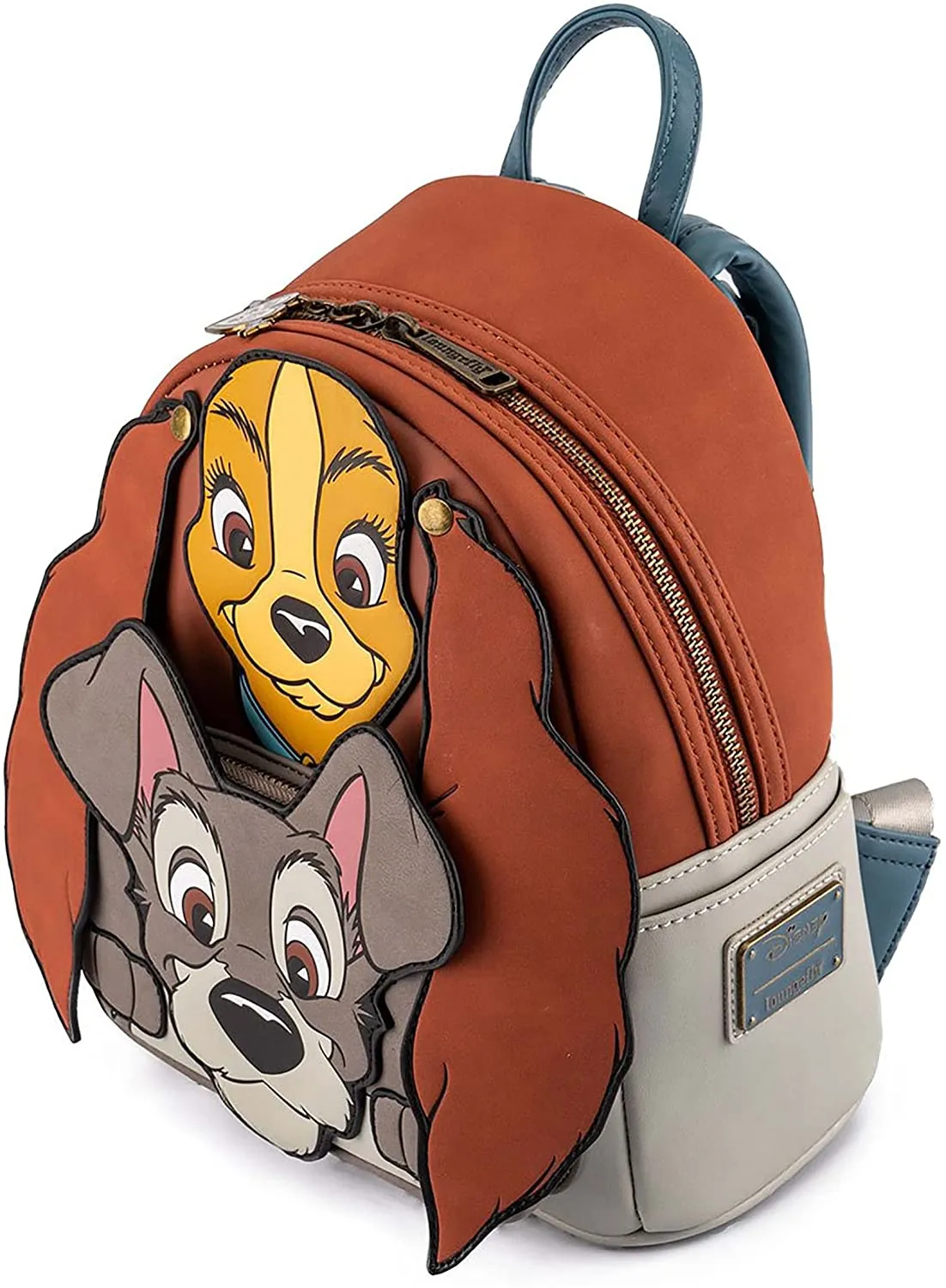 Loungefly La Dama & El Vagabundo Bolso Mini Back Pack Bolsa Lady & The Tramp