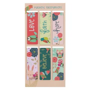MAGNETIC BOOKMARK SET WALK IN LOVE