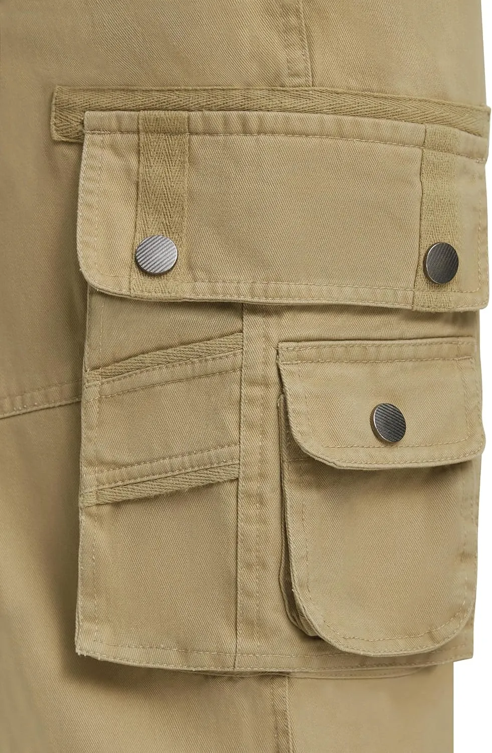 Men's Cargo Pants with 8 Pockets Ripstop Cotton Cargo Pants for Men Hiking Camping Fishing Running