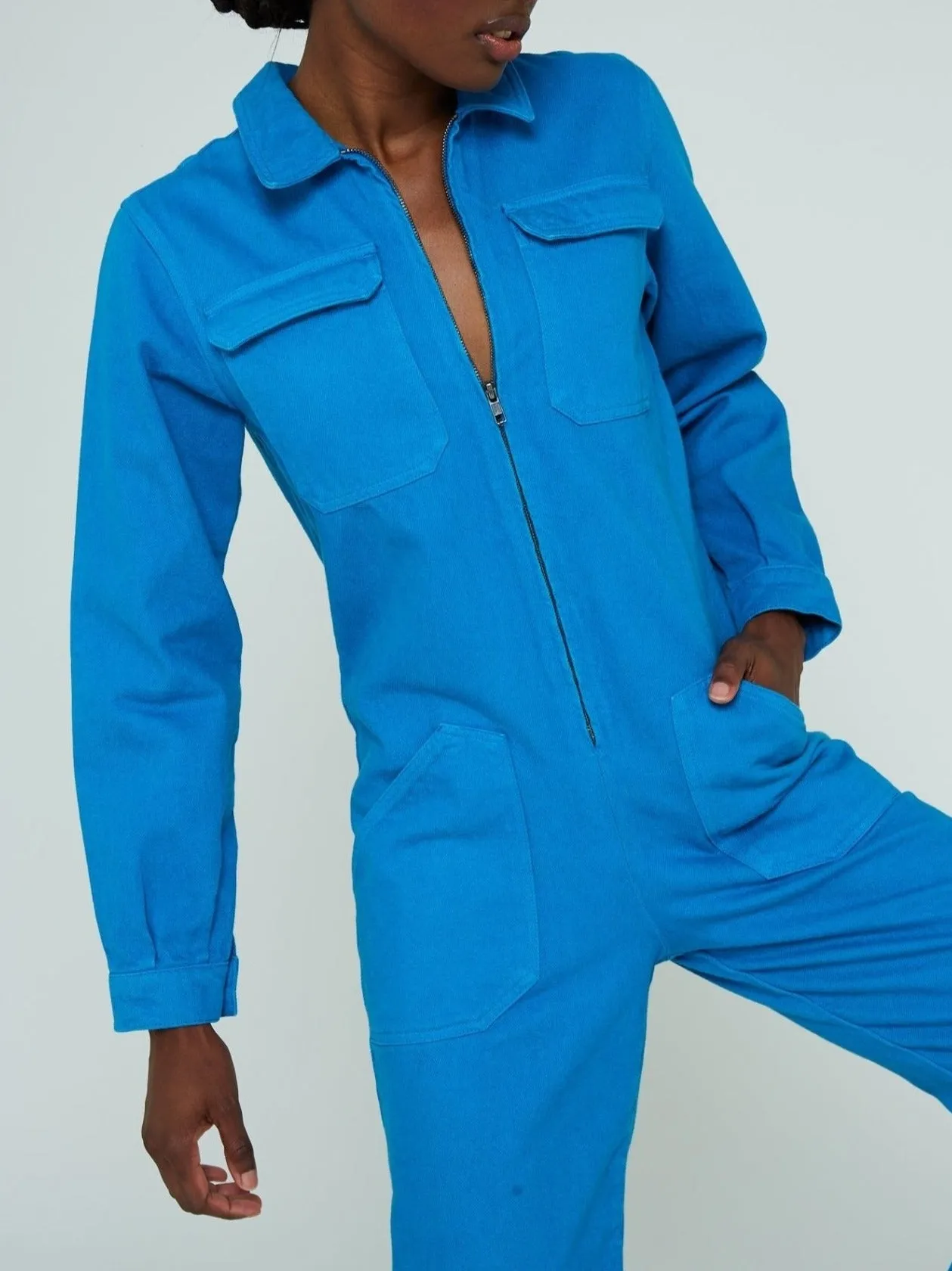Modetrotter - Combinaison Naison Brunet Many - Bleu Roi