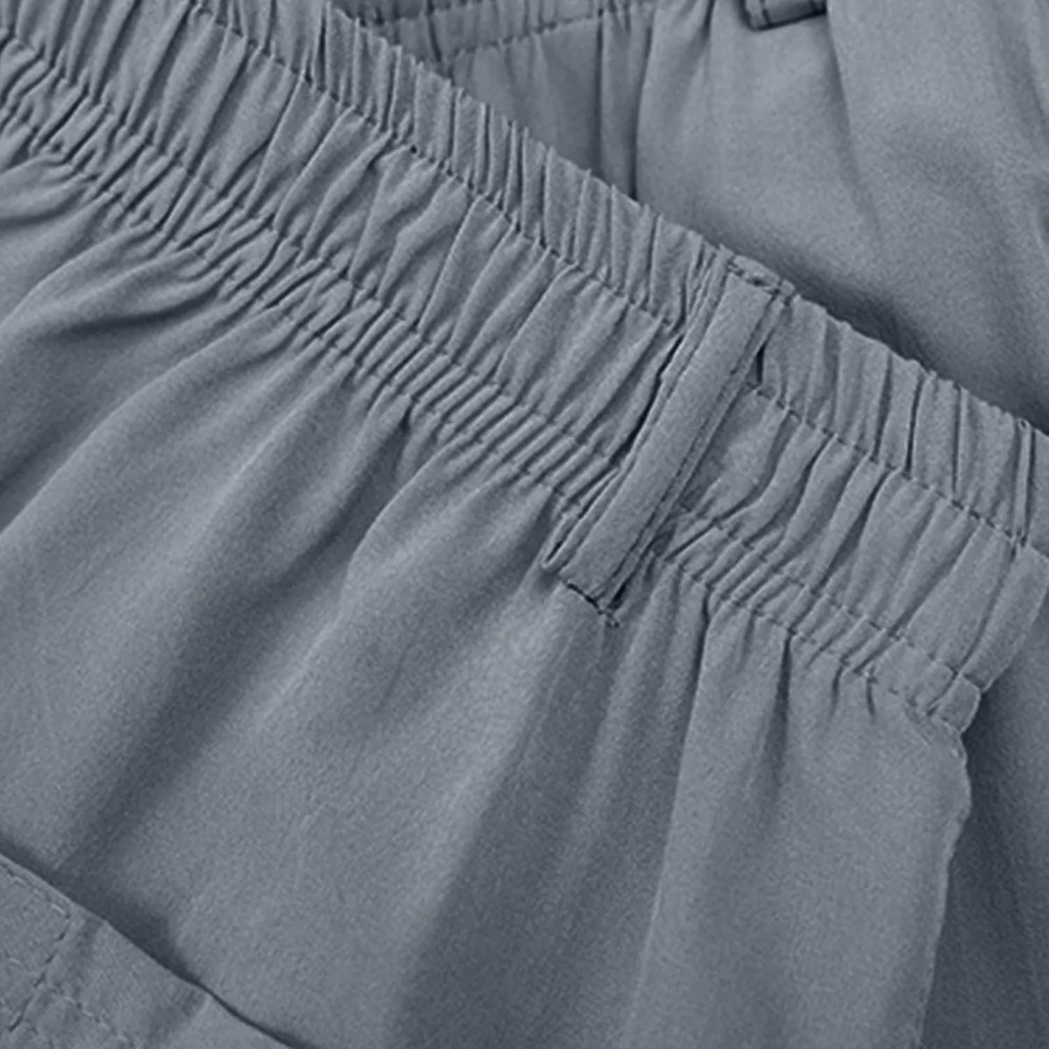 Pants for Men Casual Stylish Elastic Waist Relax Fit Straight Leg Dress Pant Comfy Lightweight Business Work Trousers