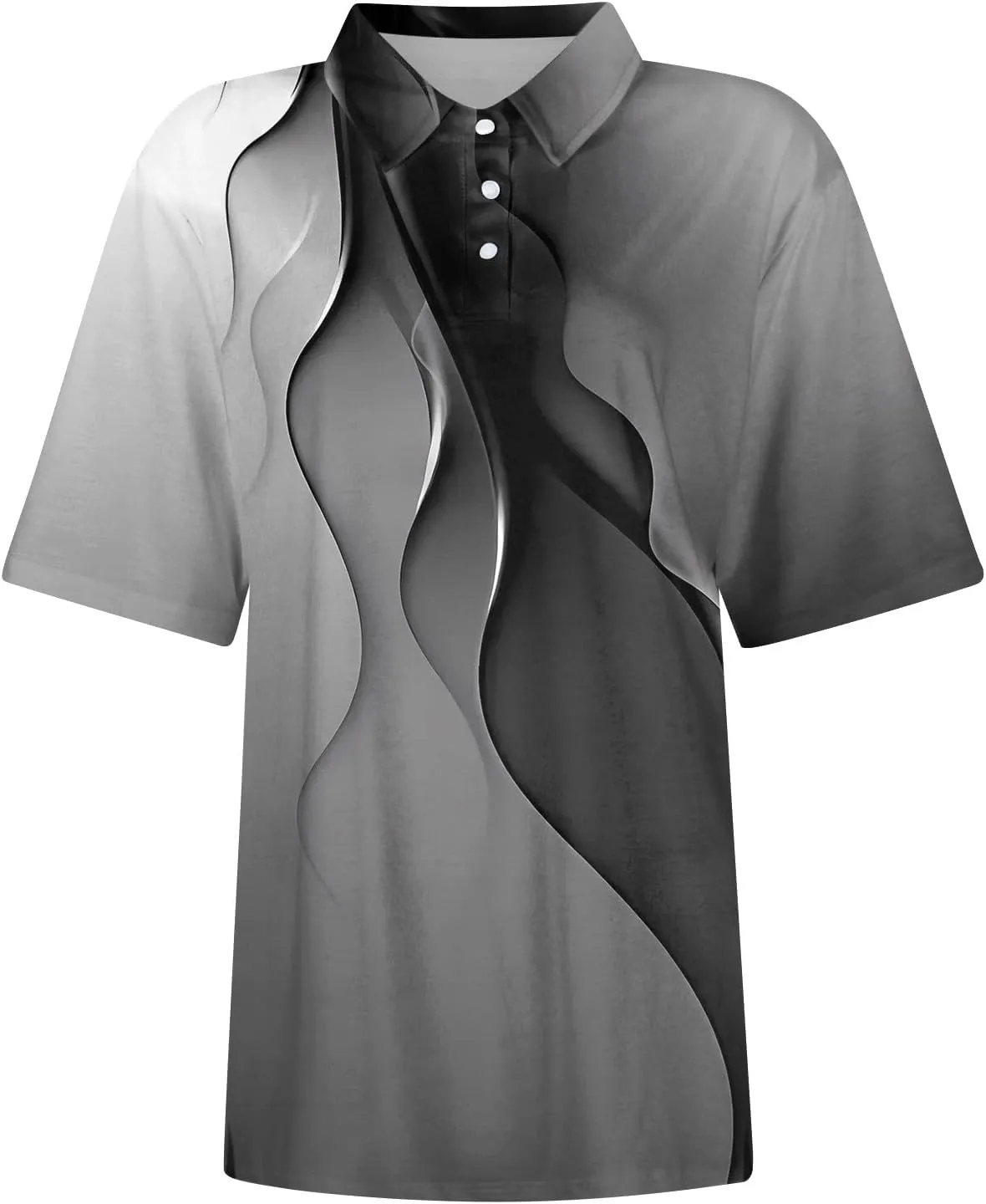 Polo Shirts for Women Short Sleeve Collared Work Tshirts Business Casual Button Down Blouses Summer Trendy Tops 2025