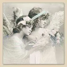 Servilleta decoupage vintage Sagen dos Angeles