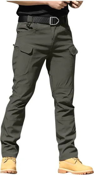 Tactical Pants for Men Stretch Ripstop Waterproof Utility Cargo Hiking Pants Breathable Work Pant Hunting with Pockets