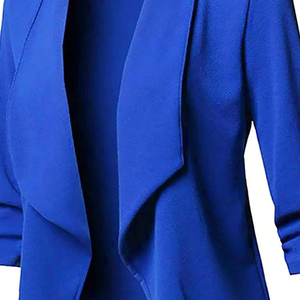 Womens Blazer 2024 Fall Bussiness Casual Sleeve Casual Women's Coat Work Professional Office Outfits Lapel Pockets