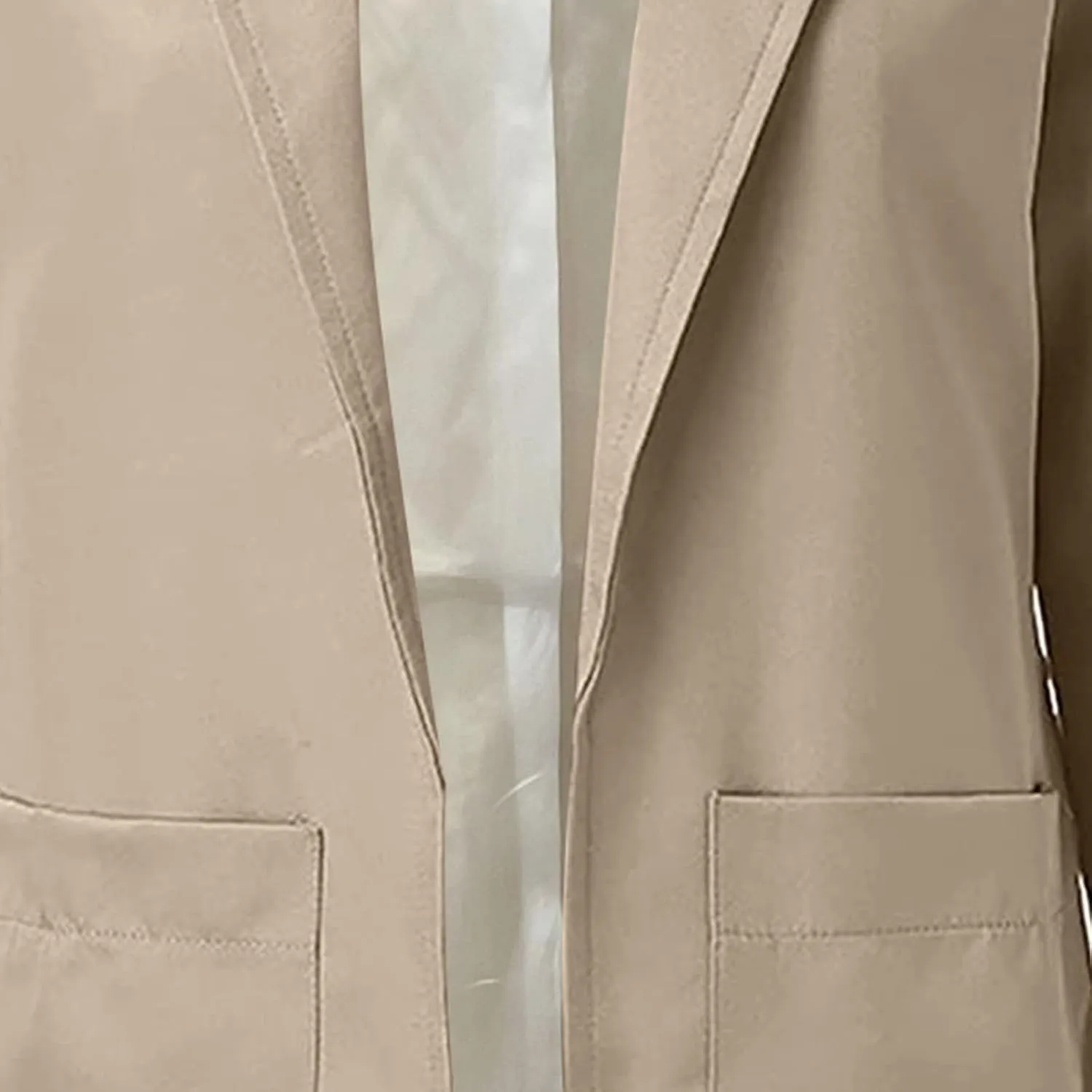 Womens Blazers 2024 Fall Bussiness,Casual Long Sleeve Button Open Front Suit Jackets, Work Clothes with Pockets